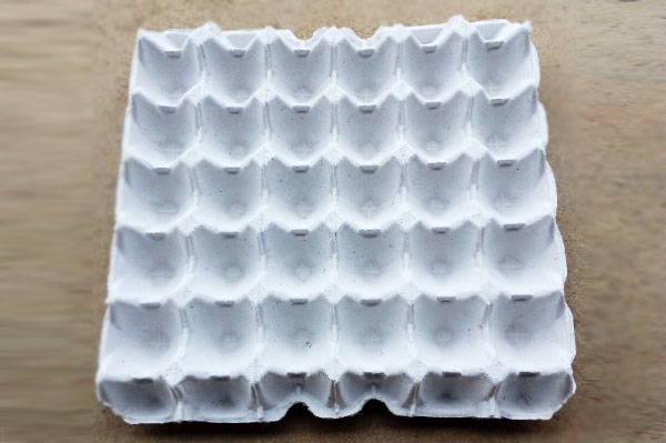 Colorful Molded pulp carton packaging paper cardboard 6/12/10/15 egg cartons trays for sale