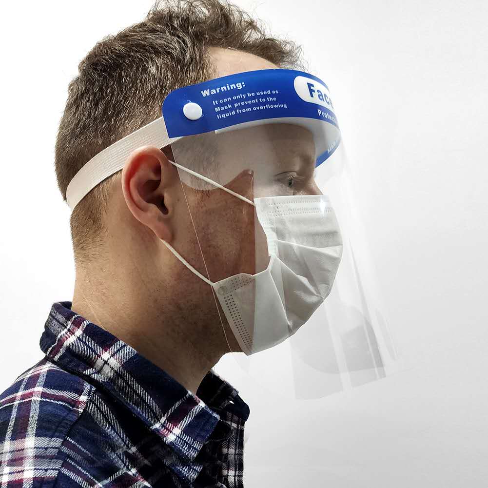 CE Protective Mask Anti-Droplet Transparent Protective Mask