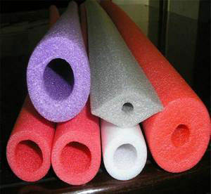 Eco-friendly Colored EPE Foam Tube Non-toxic Packing Material EPE Sponge Tube in Stock